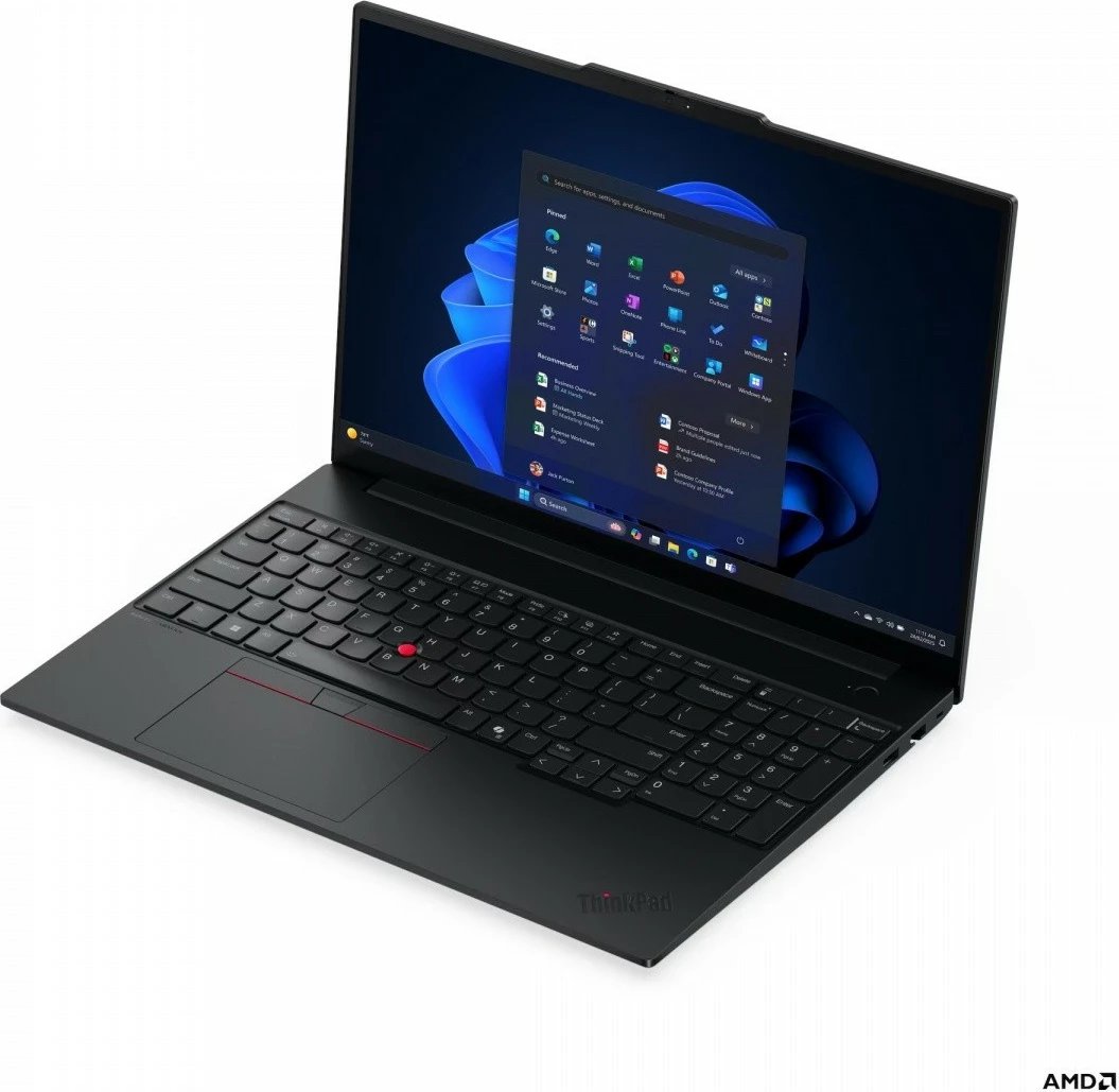 Laptop Lenovo ThinkPad E16 Gen 3, 16", AMD Ryzen 7 250, 16 GB RAM, 512 GB SSD, Windows 11 Pro, Zi