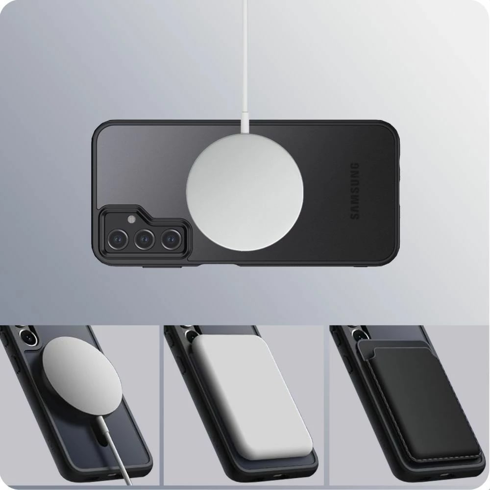 Mbështjellës Tech-Protect MagMat për Samsung Galaxy A55 5G, MagSafe, i zi mat