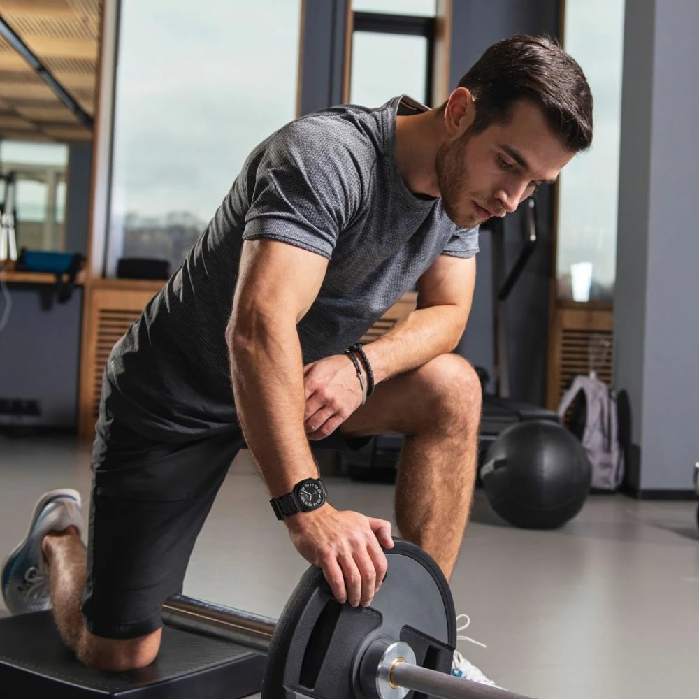 Rrip silikoni për smartwatch Tech-Protect për Garmin Fenix 5X / 5X Plus / 6X / 6X Pro / 7X / 8, 51 mm, i zi