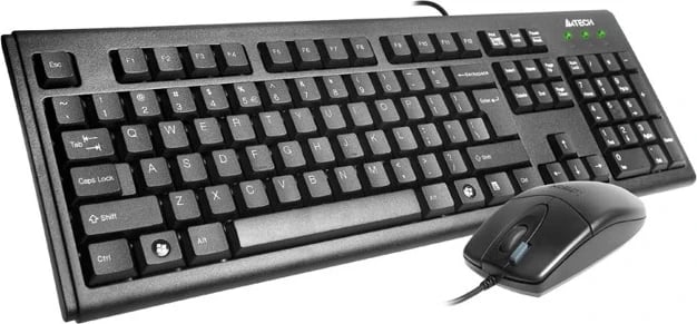Set tastierë dhe maus A4Tech KM-72620D, të zeza 