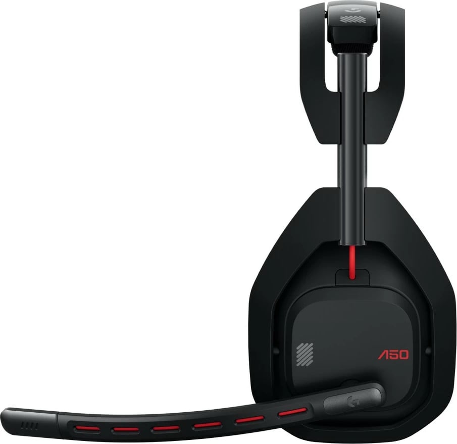 Kufje gaming Logitech Astro A50 LIGHTSPEED wireless me bazë, e zezë