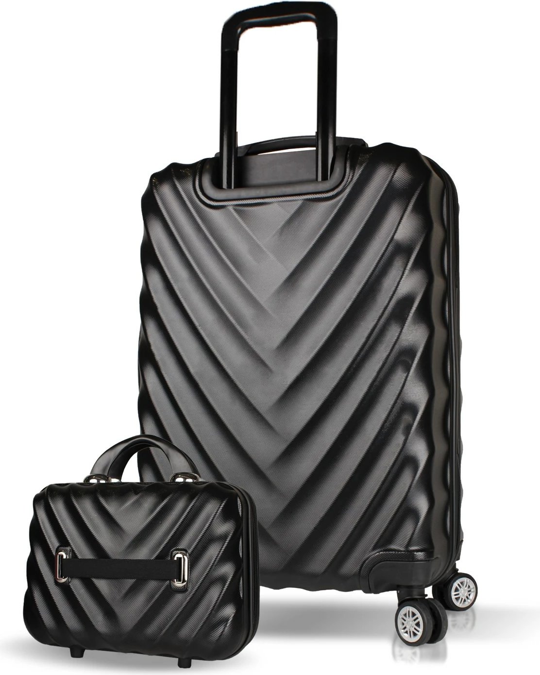 Set valixhesh (2 copë), Zoozie Bags, 7422, ngjyrë e zezë