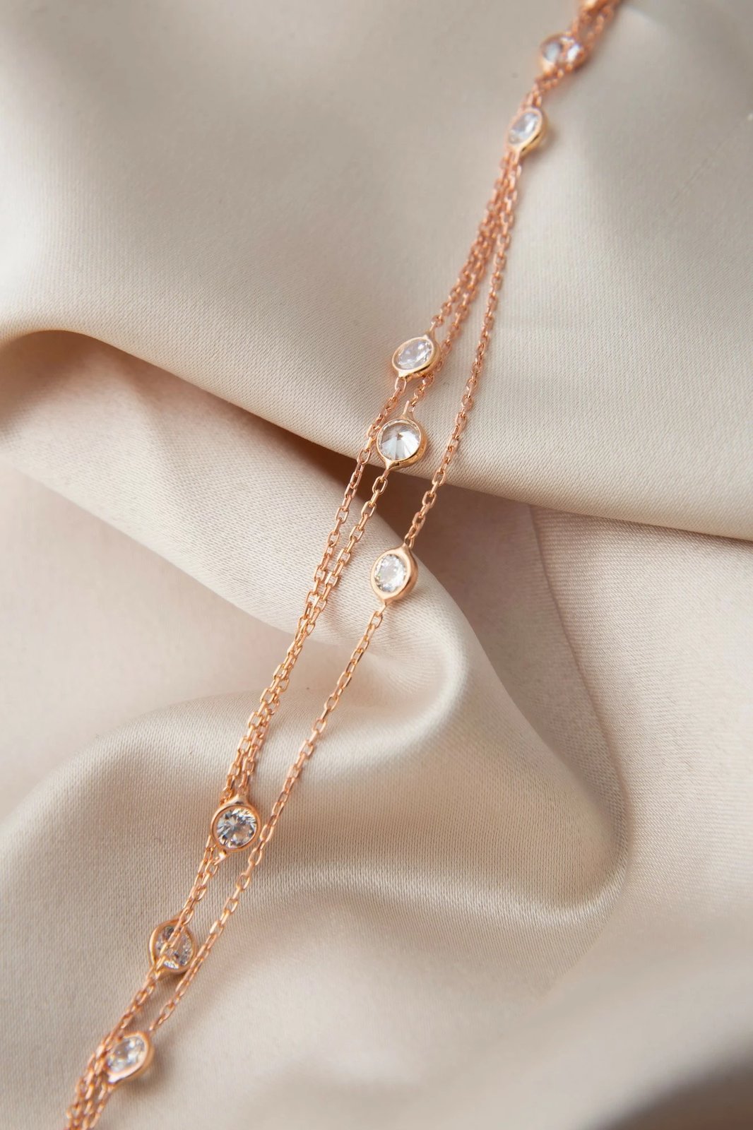 Byzylyk argjendi Elika, ngjyrë ari rozë, TFNY65005