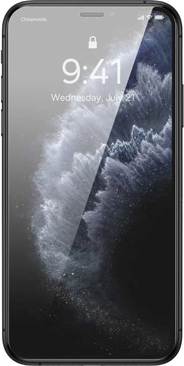 Mbrojtës xhami Baseus SGBL060302 për iPhone XS Max / 11 Pro Max, 0.3mm, 2 copë, i tejdukshëm