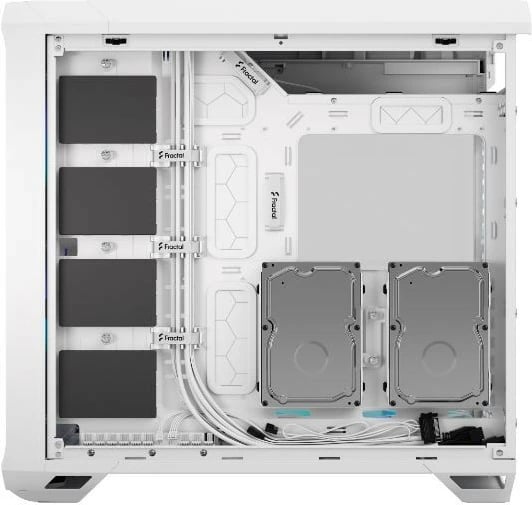Kasë Fractal Design Torrent White RGB TG Clear Tint, Midi Tower, Tempered Glass, e bardhë