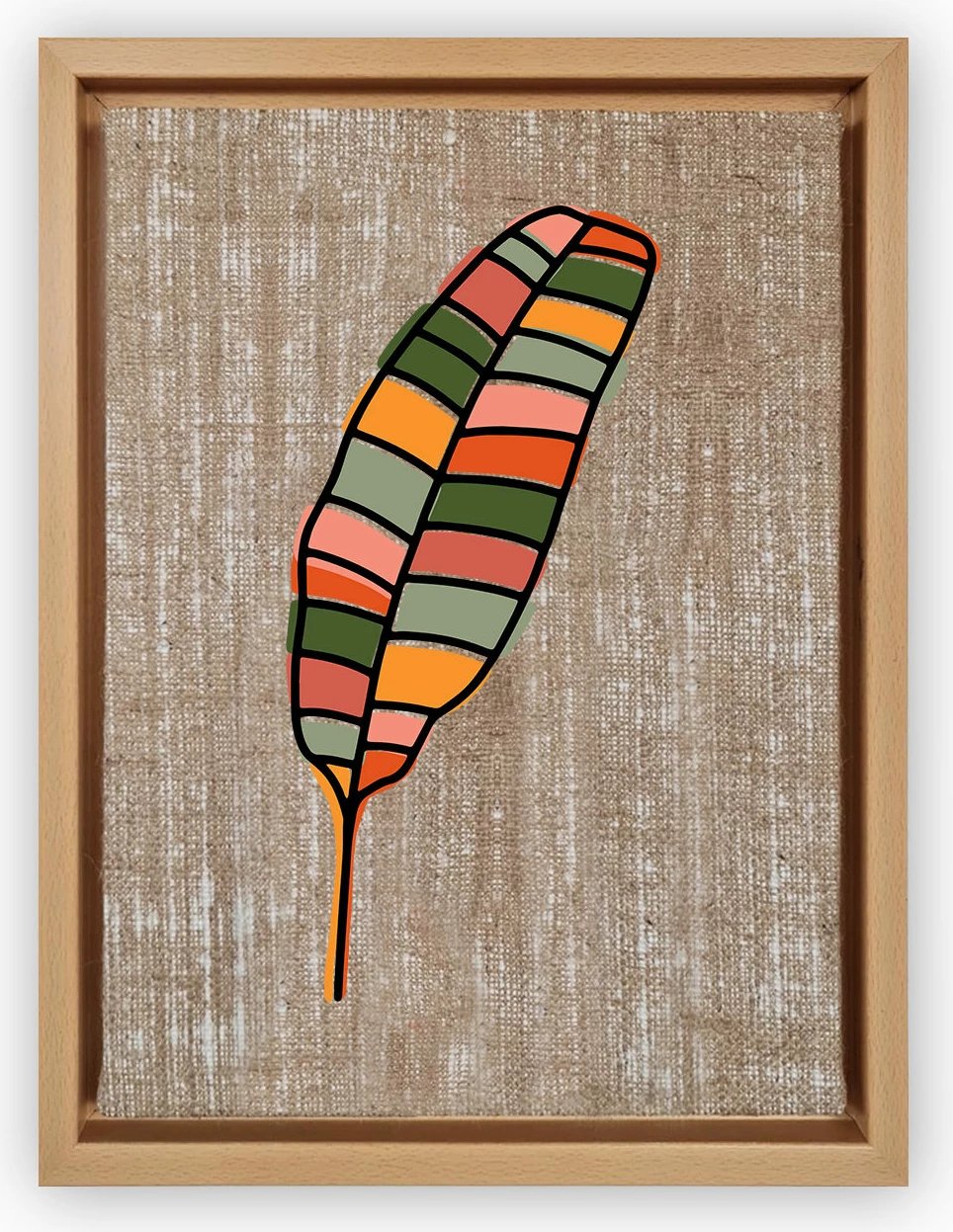 Pikturë dekorative në kanavacë, shumëngjyrëshe, Wallity, LNJ119377806774 - 4666, 46x66cm