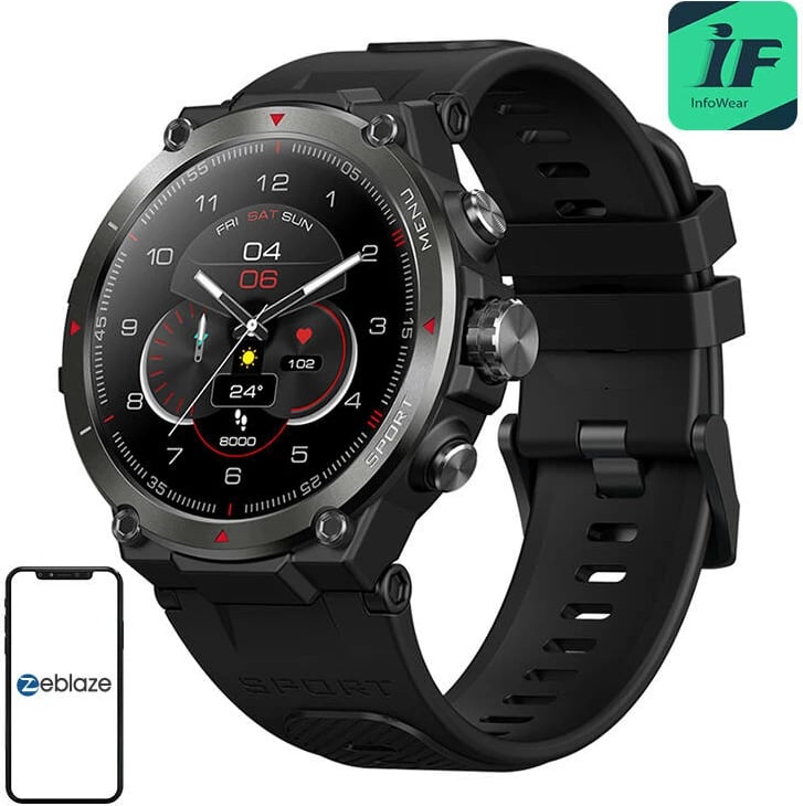 Smartwatch Zeblaze Stratos 2, 1.3", GPS, i zi