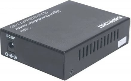 Media konvertues Intellinet 510493, 10/100/1000BASE-TX në SFP, i zi