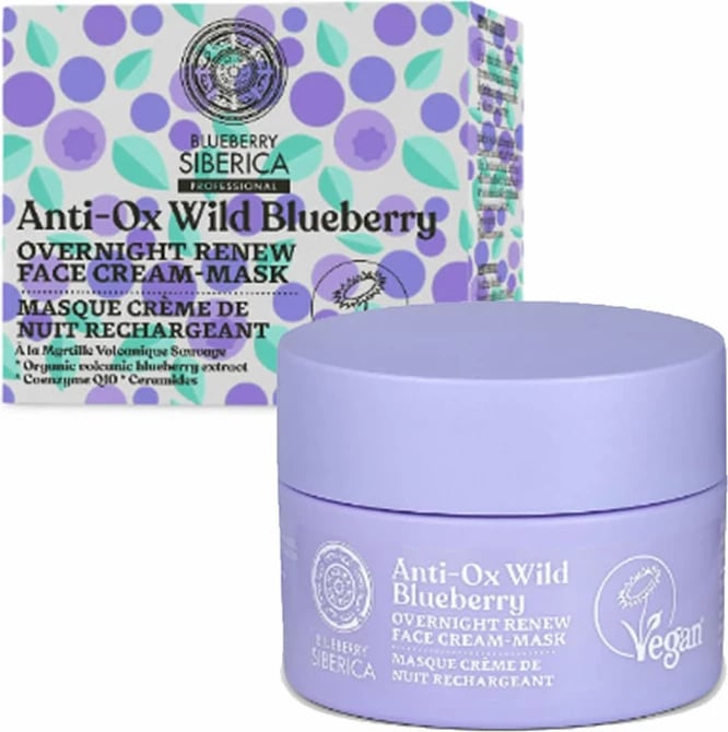 Maskë për fytyrë Natura Siberica Overnight Renew Face Cream Mask 50ml