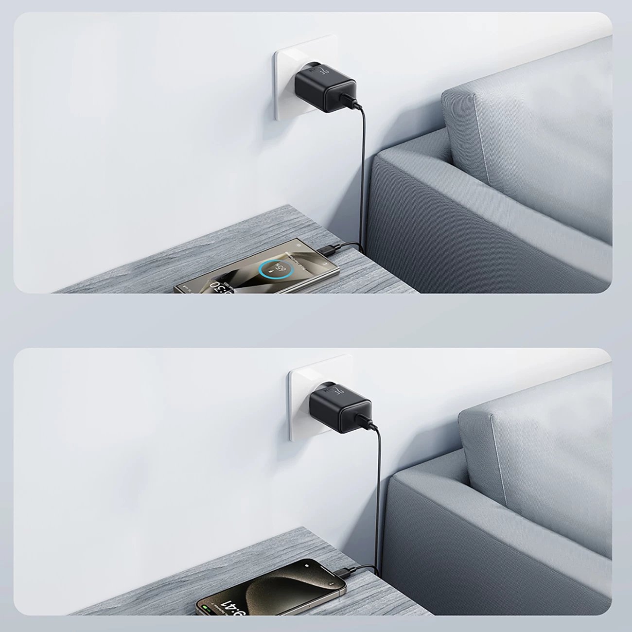 Karikues rrjeti Joyroom JR-TCF23, USB-C, 25W, i zi