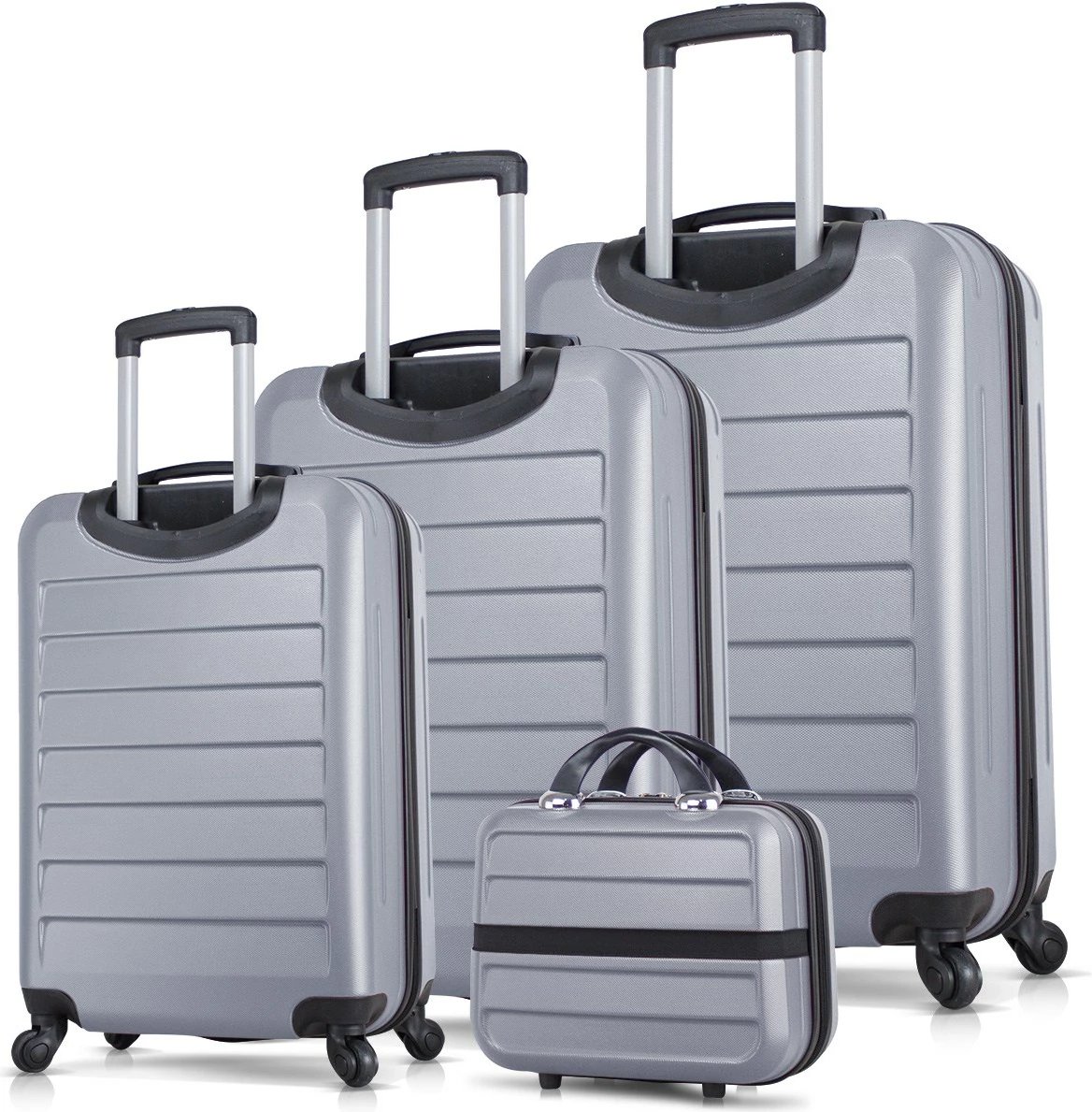 Set valixhesh (4 copë), ngjyrë gri, Zoozie Bags, 4841