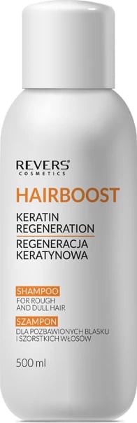 Shampo Keratin për flokë të thatë dhe të dëmtuar Revers, 500ml