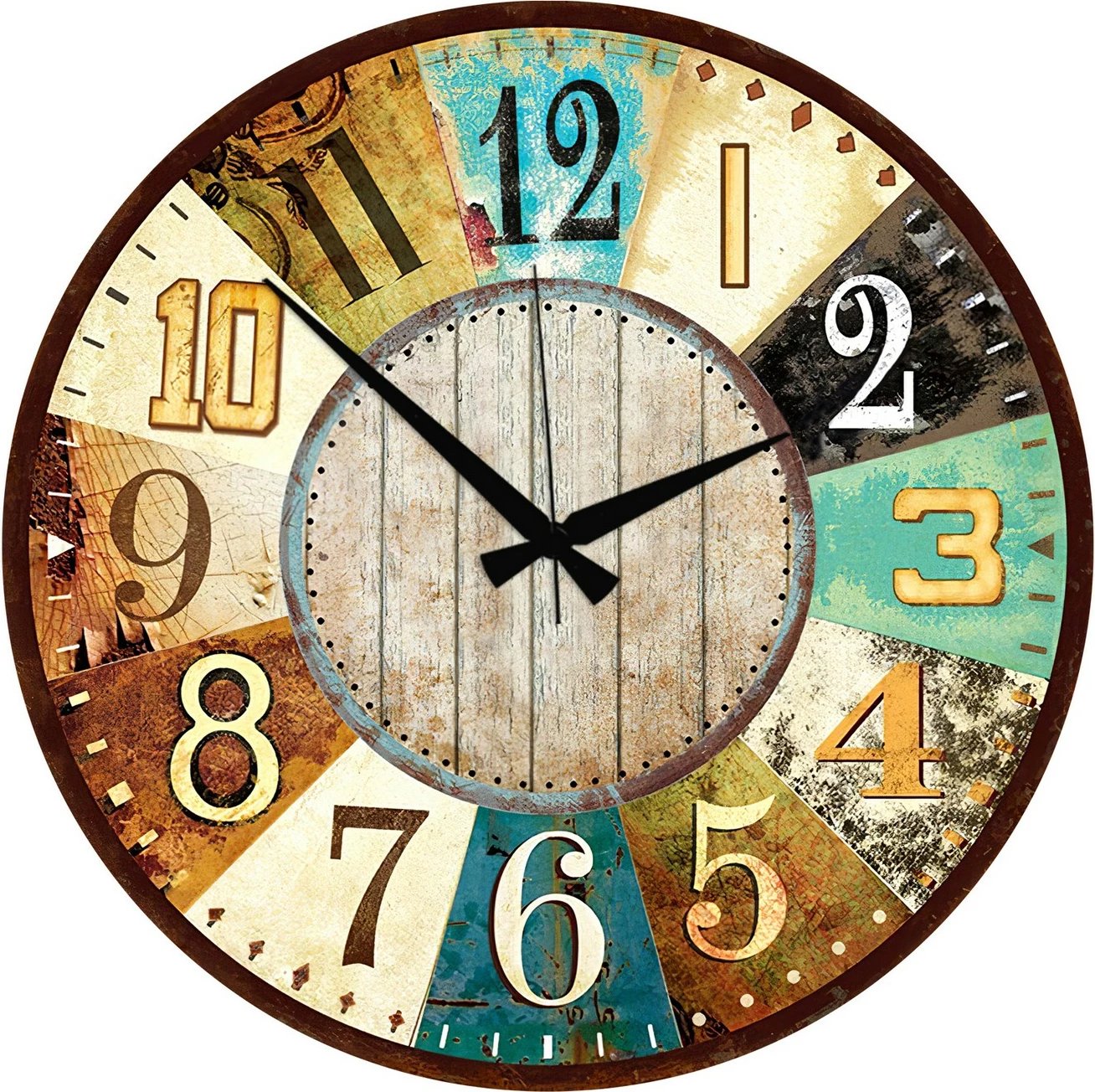 Orë dekorative MDF, shumëngjyrëshe, Wallity, Huhuas00007, 50x50cm