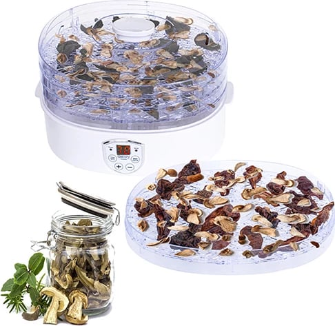 Dehidratues ushqimi, Adler CR 6659, 5 tabaka, 35–70°C, deri 70 orë, 240–550W, LCD