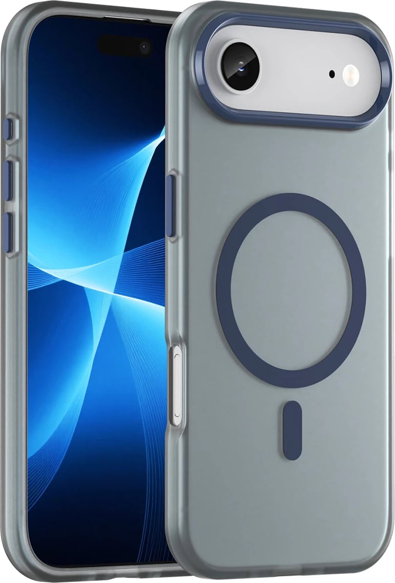Mbështjellës Hurtel për iPhone 17 Air, MagSafe, TPU/PC, Blu mat