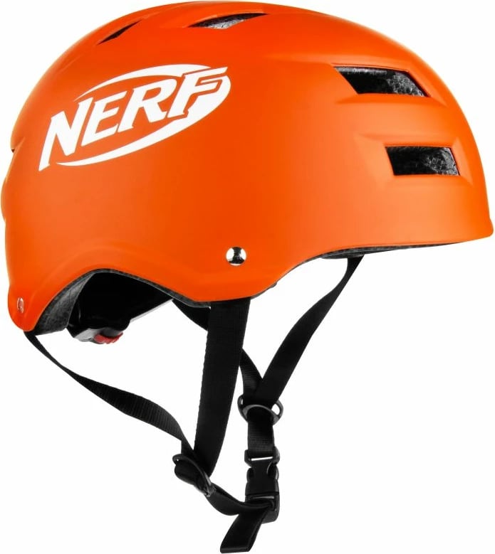 Helmetë për bicikletë Spokey, unisex, portokalli dhe e zezë