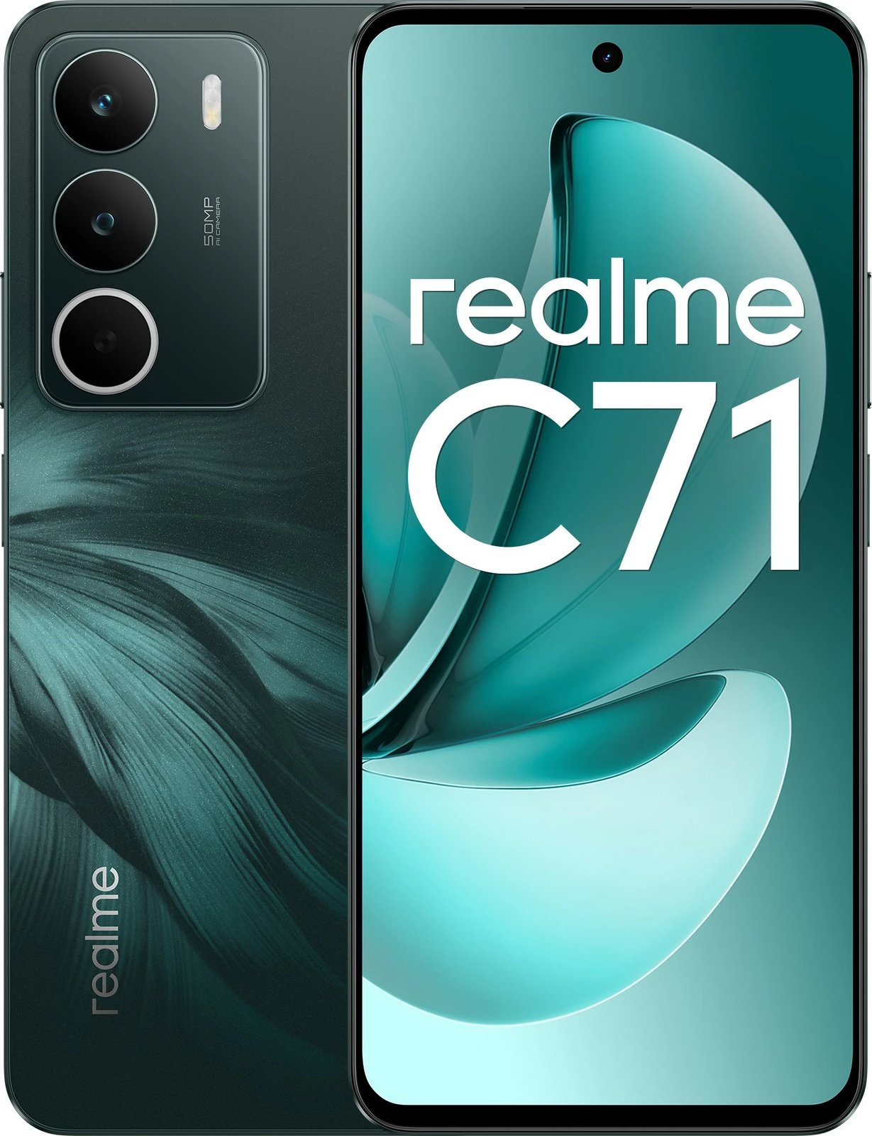 Celular Realme C71, 8GB RAM, 256GB, forest owl