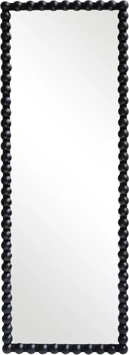 Pasqyrë muri Ledalo, dru i zi, 45x4.5x130cm