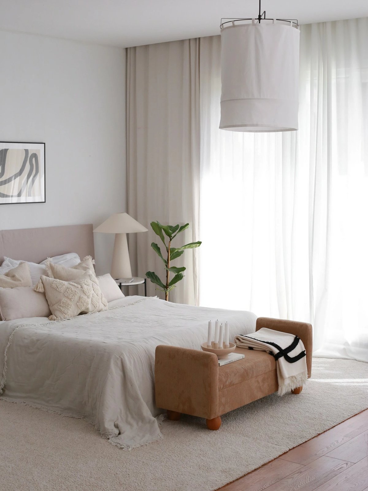 Bankë Atelier del Sofa, me sandik, ngjyrë camel