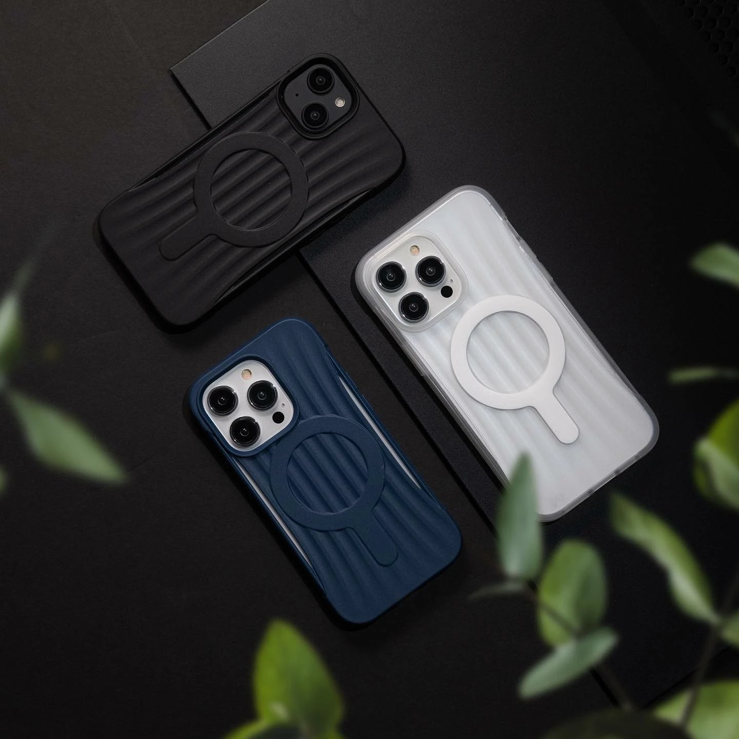 Mbështjellës Raptic X-Doria Clutch Case për iPhone 14 me MagSafe, Blu