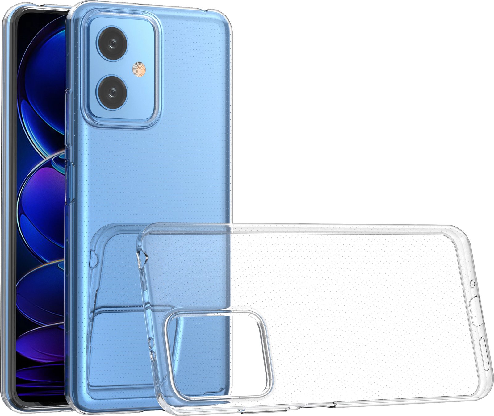 Mbështjellës Hurtel Ultra Clear 0.5mm për Xiaomi Poco X5 5G / Redmi Note 12 5G, Transparent