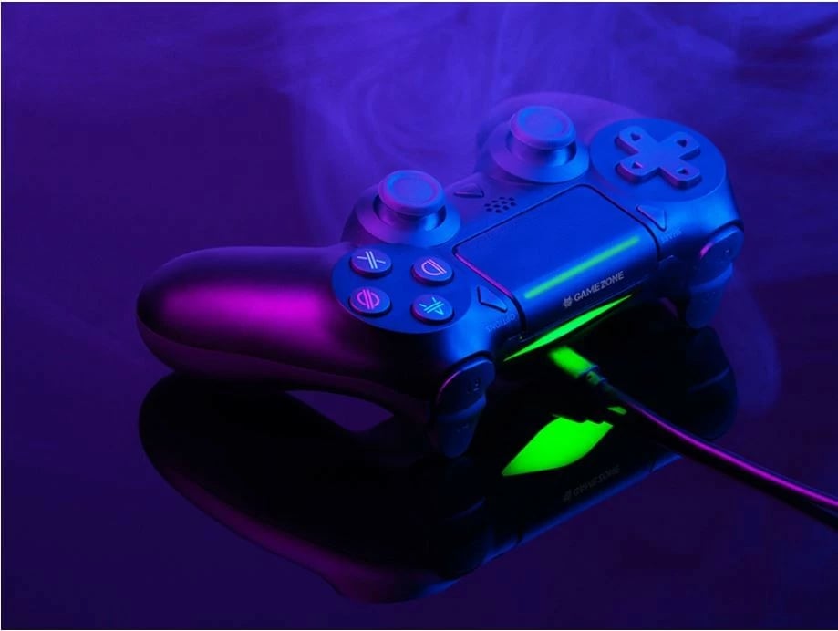 Gamepad Tracer Shogun PRO për PC/PS3/PS4, me kabllo, i zi