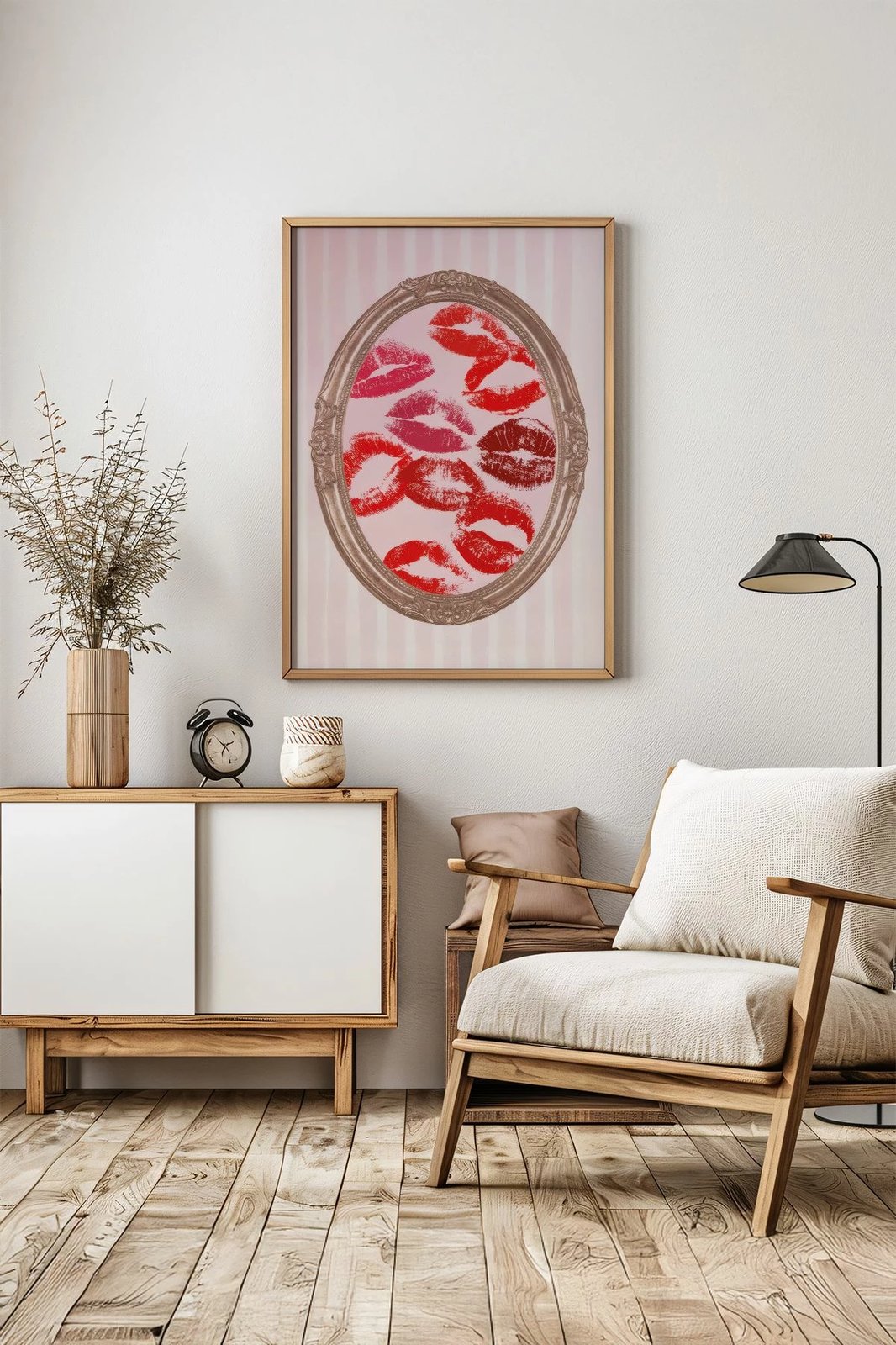 Pikturë dekorative me kornizë, shumëngjyrëshe, Artsrmdl18