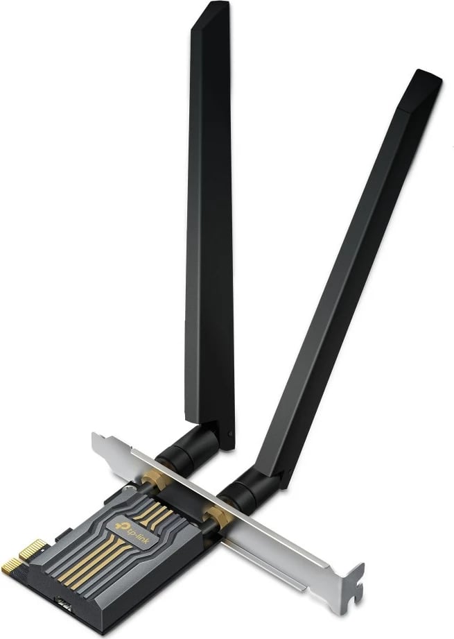 Kasë rrjeti TP-Link Archer TBE400E, PCI Express, Wi-Fi 5, Bluetooth, E zezë