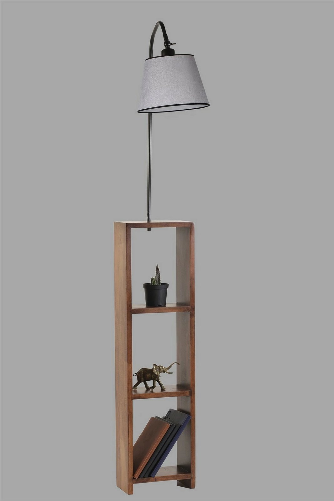 Llambë dyshemeje me rafte Opviq, Stelo, e zezë, pramit, hasir gri Llambë dyshemeje me rafte Opviq, Stelo, e zezë, pramit, hasir gri