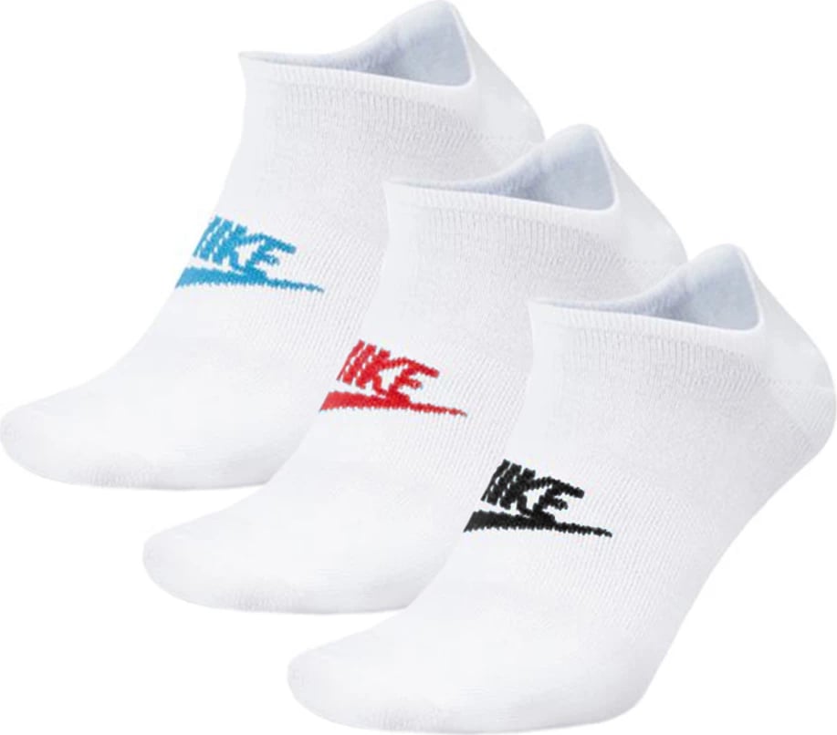 Çorape Nike unisex, të bardha