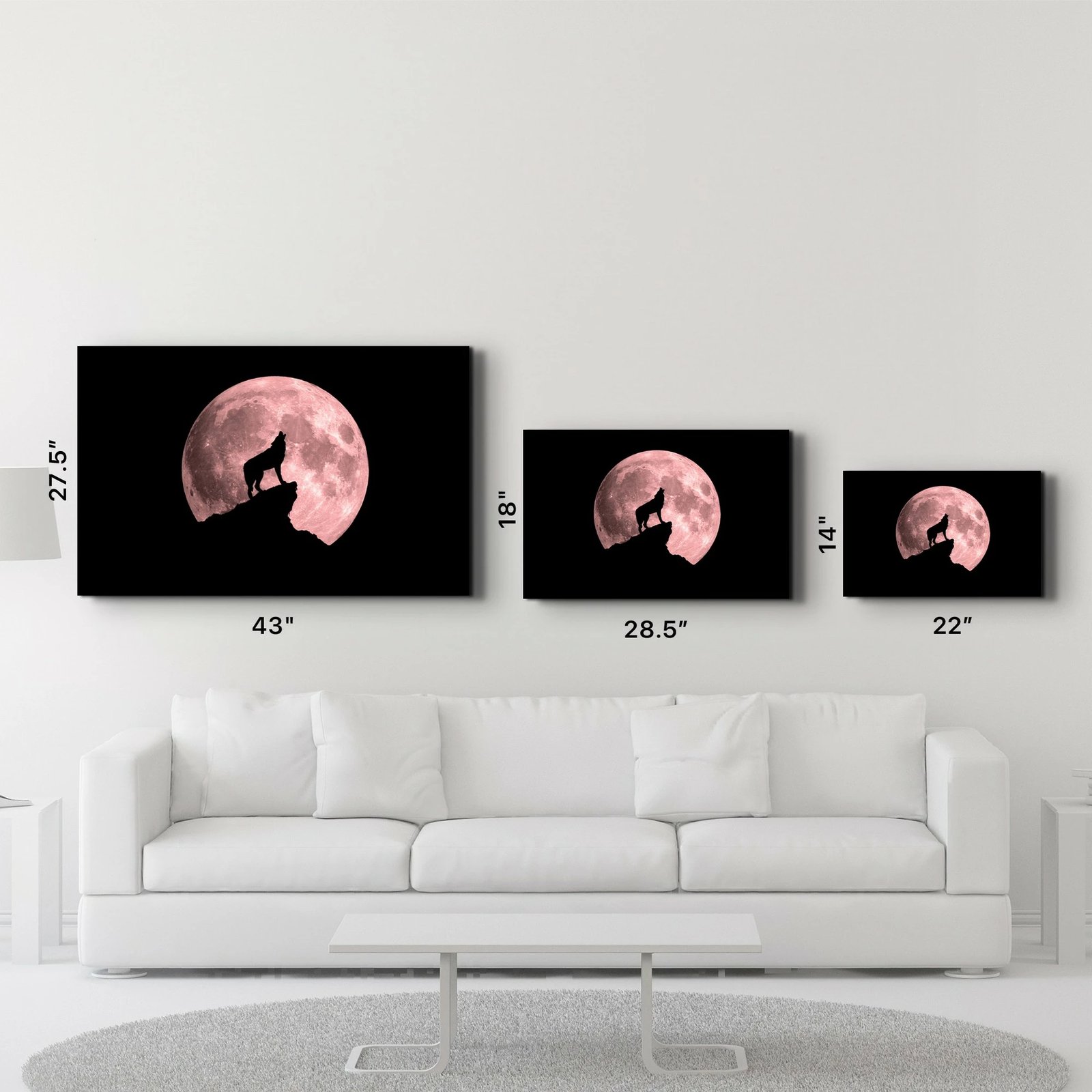 Pikturë dekorative prej xhami të temperuar, Wallity CAM-1043, 46x72cm