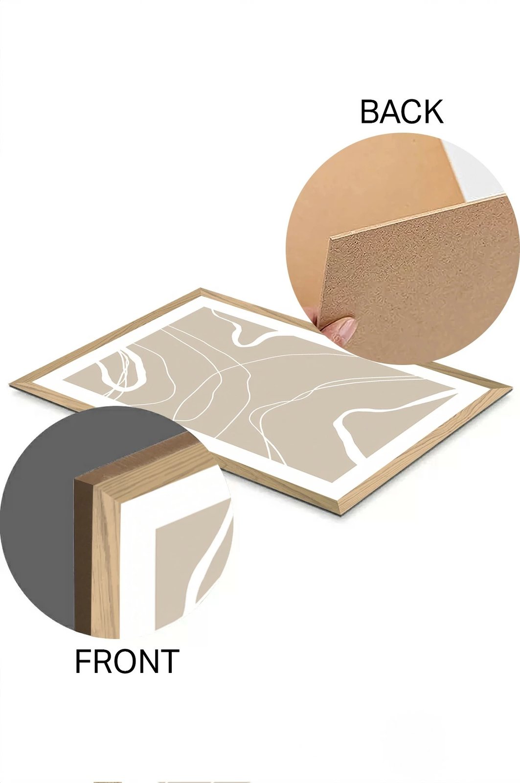 Pikturë dekorative për mur, shumëngjyrëshe, Tekhammdf136, 33x48cm