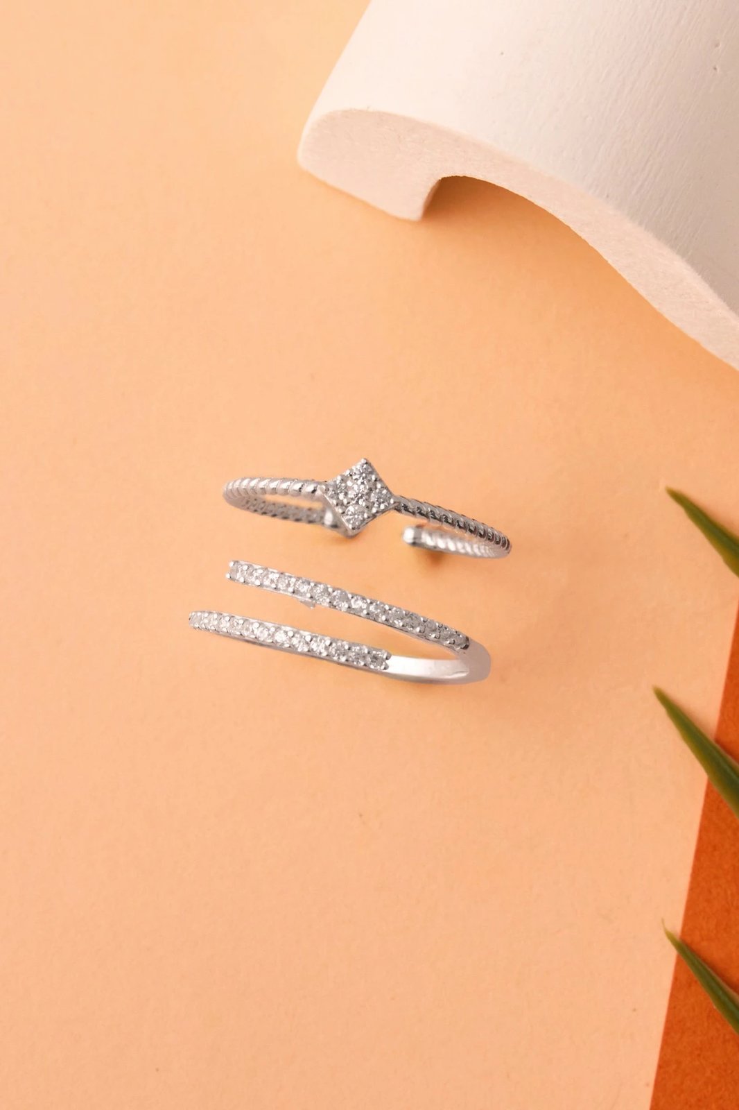 Unazë argjendi Elika Silver, FASET85018