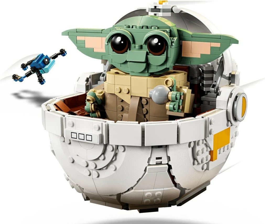 Set LEGO Star Wars Grogu në karrocë, 75403, 1048 pjesë, plastikë, ekstra i madh