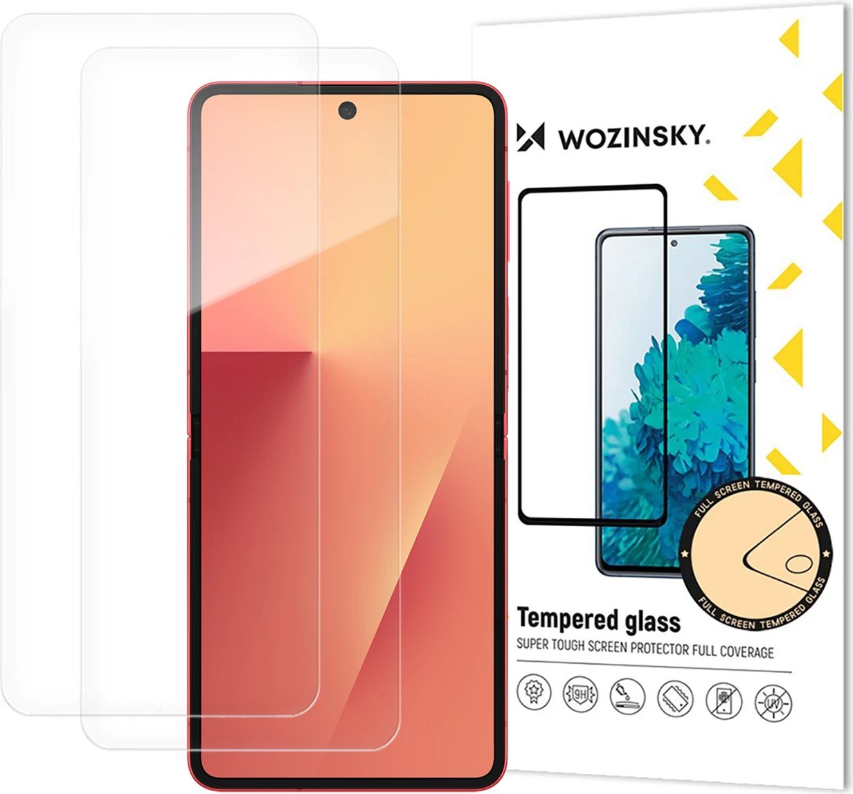 Mbështjellës Wozinsky TPU Full Body për Samsung Galaxy Z Flip 7, Set prej 2 copë