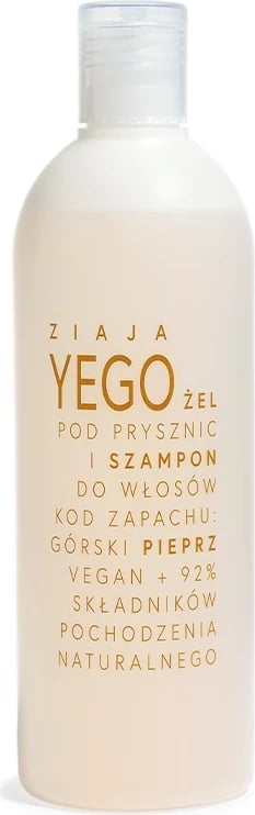 Shampon dhe xhel dushi për burra Ziaja Yego Mountain Pepper 400ml Shampon dhe xhel dushi për burra Ziaja Yego Mountain Pepper 400ml
