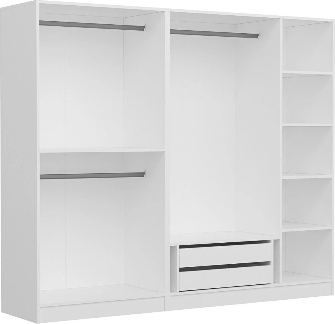 Dollap Skye Decor, Kale 190, i bardhë, v2