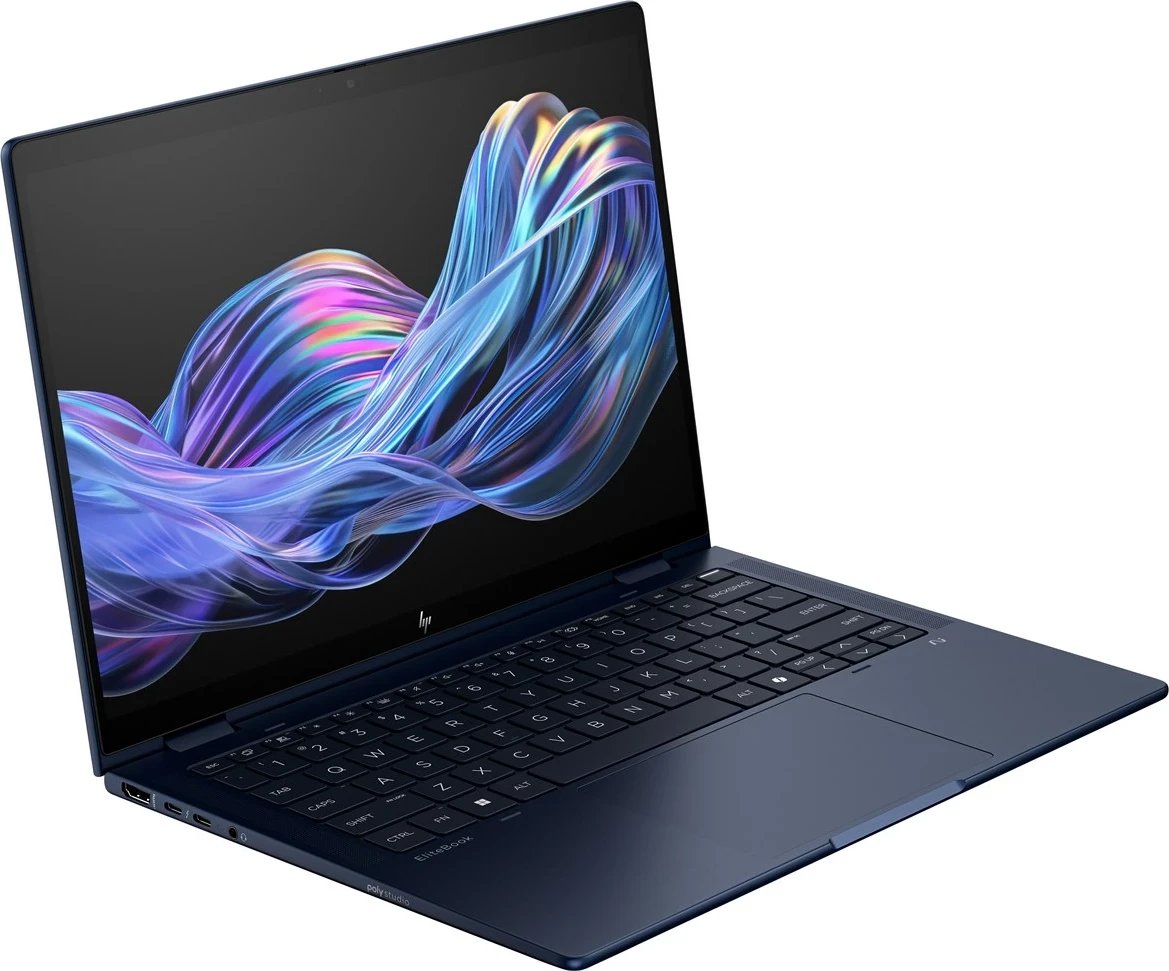 Laptop hibrid HP EliteBook X Flip G1i, 14", Intel Core Ultra 5 228V, 512 GB SSD, Windows 11 Pro, Blu