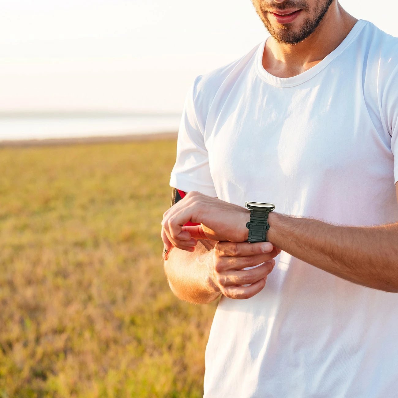 Rrip magnetik për Apple Watch Dux Ducis Armor Version, silikon, 38/40/41mm, Gjelbër