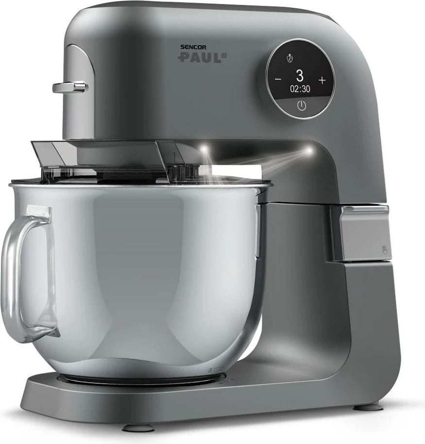 Mikser për kuzhinë Sencor STM 7740 PAUL 2, 6 l, 1.500w, e argjendtë