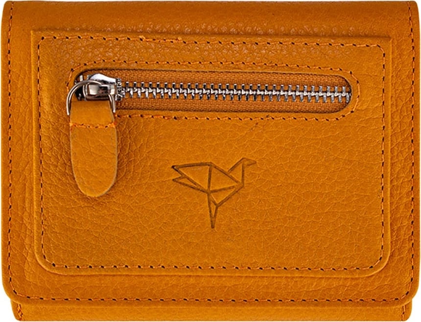 Portofol për gra, ngjyrë mustard, Zoozie Bags, Moon