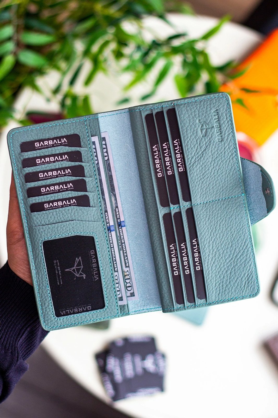 Portofol unisex, ngjyrë mint, Zoozie Bags, Martha