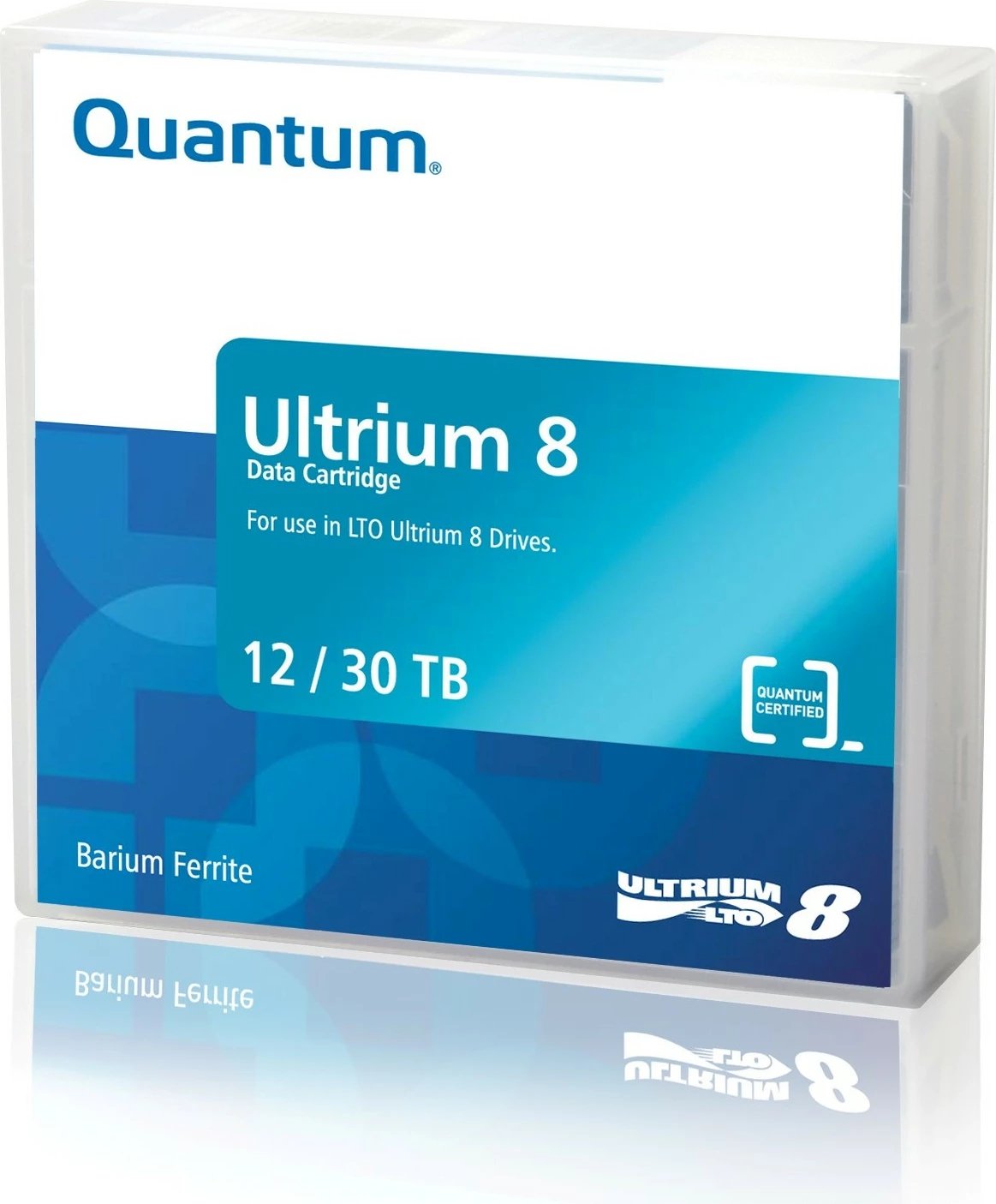 Kasetë e dhënash Quantum MR-L8MQN-01, LTO, 12 TB, 30 TB, e kuqe