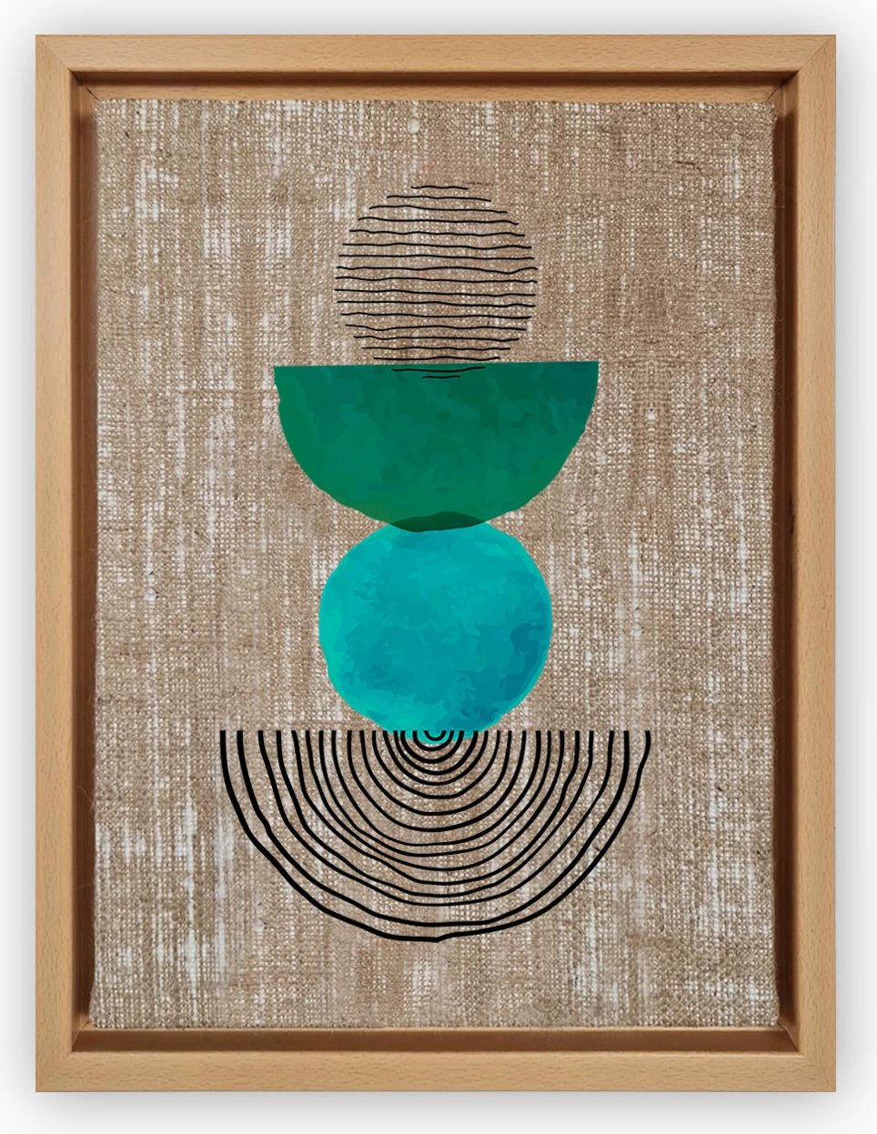 Pikturë dekorative në kanavacë, shumëngjyrëshe, Wallity, LNJ219906277903, 46x66cm