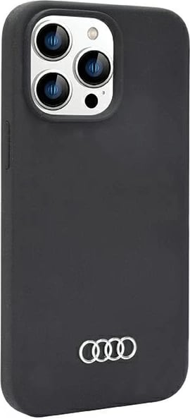 Mbështjellës Audi Silicone Case për iPhone 14 Pro 6.1", i zi