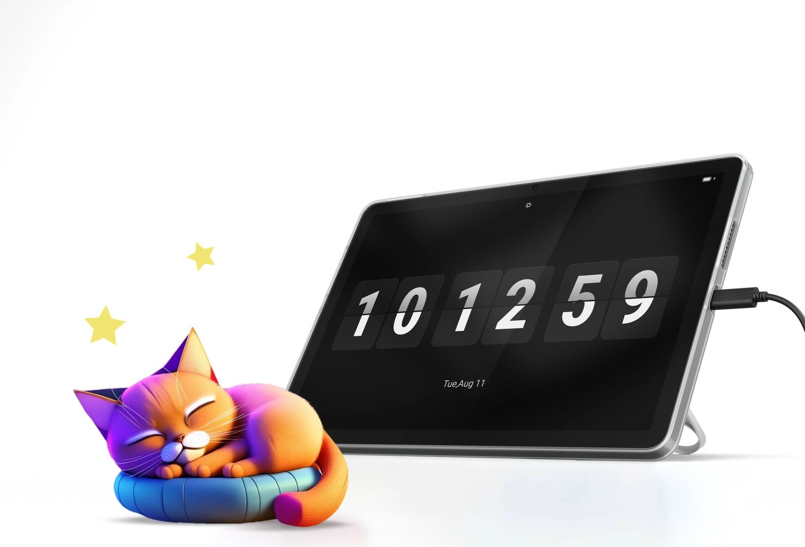 Tablet Lenovo Tab TB311XU 4GB 128GB LTE, Luna Grey me mbështjellës