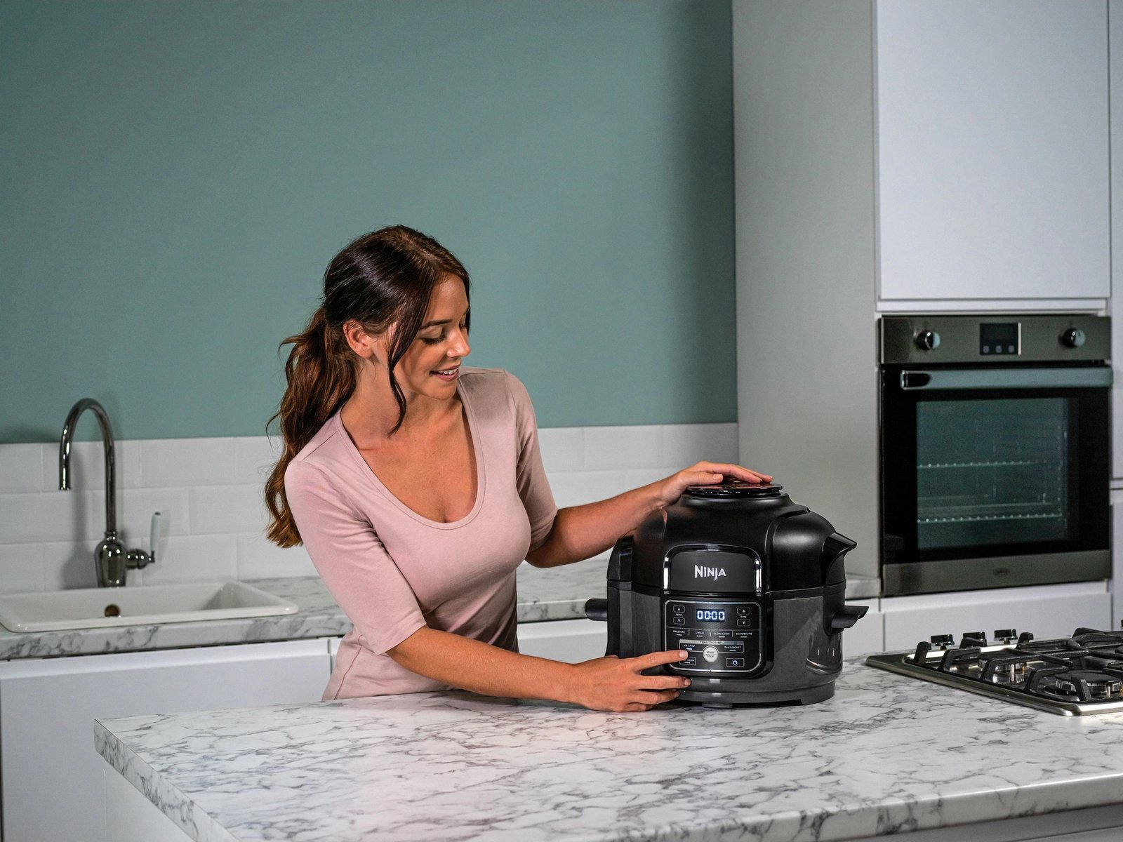 Pajisje kuzhine Ninja OP100EU, 4.7 L, 1460 W, Ngjyrë e zezë