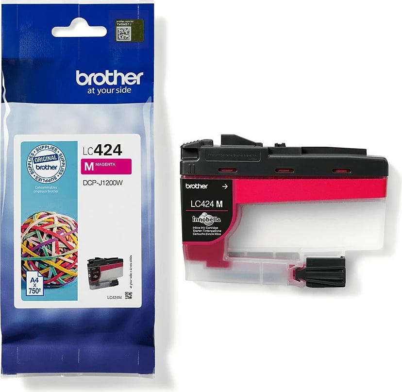Toner Brother LC424M, 200 faqe, Magenta Toner Brother LC424M, 200 faqe, Magenta
