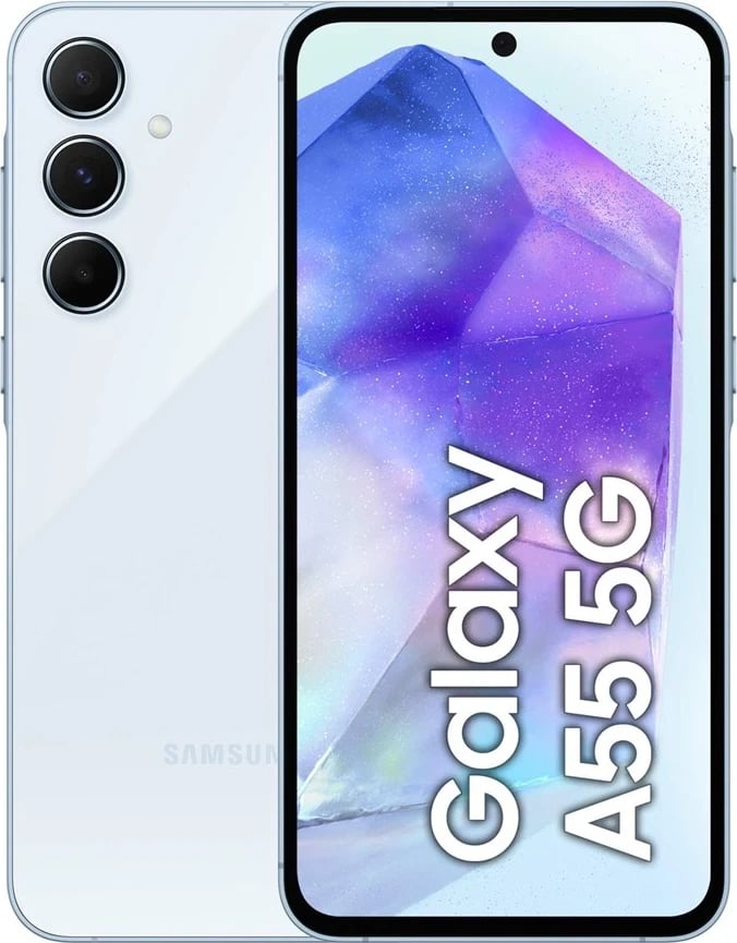 Celular Samsung Galaxy A55, 6.6", 8+256GB, DS, 5G, i kaltër
