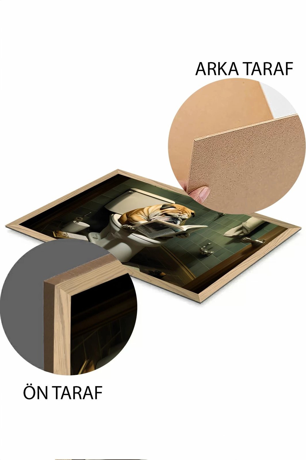 Pikturë dekorative, shumëngjyrëshe, Wallity, Arthynmodelyty3348-24, 33x48cm